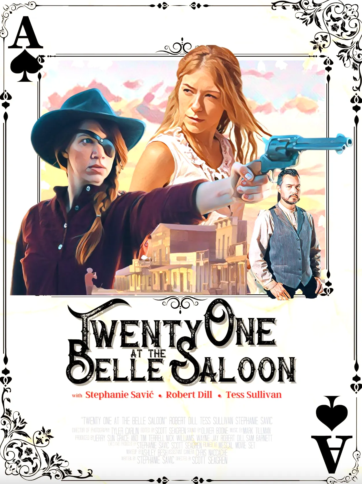 Twenty One at the Belle Saloon poster